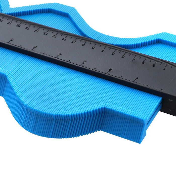 10 Inch Widen Self Locking Contour Gauge Plastic Profile Gauge Shape Duplicator Copy Irregular Shapes Measuring for Fit and Easy Cutting