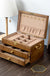 Double Handle Solid Wood Storage Jewelry Box