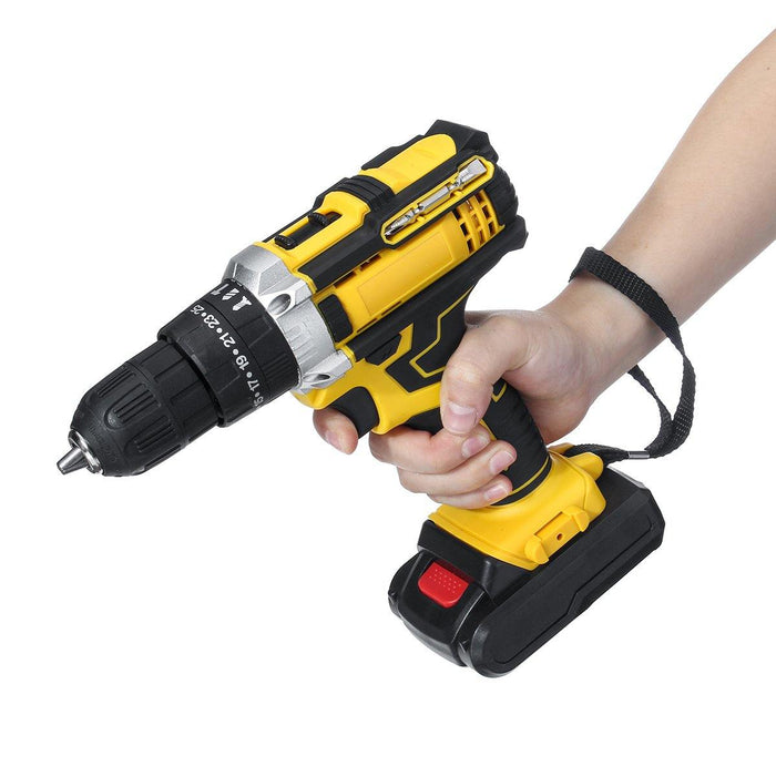 48VF 2Speed Cordless Electric Drill Impact Drill Powerful Driver Drill With 1 Or 2 Li-ion Battery