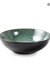 Creative Western Food Plate Vegetable Plate Kiln Change Peacock Green Bowl