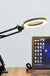 DANIU Lighting LED 5X 740mm Magnifying Glass Desk Lamp with Clamp Hands USB-powered LED Lamp Magnifier with 3 Modes Dimmable