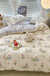 Cute Floral Rabbit Cotton Four-piece Set Pastoral Cotton Quilt Cover Bed Sheet Three-piece Set