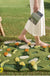 Feblilac Green Moss and Flowers Tufted Bath Mat