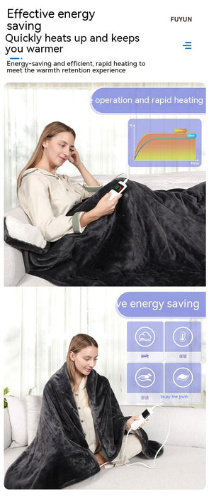 European Standard Electric Blanket Dormitory Thermal Shop Intelligent Temperature Control Electric Heating Cover Blanket