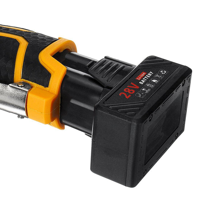 3/8" 28V Power Cordless Ratchet Wrench Li-ion Electric Wrench 8000mah Max. Torque 85 Compact Size Battery and Charger