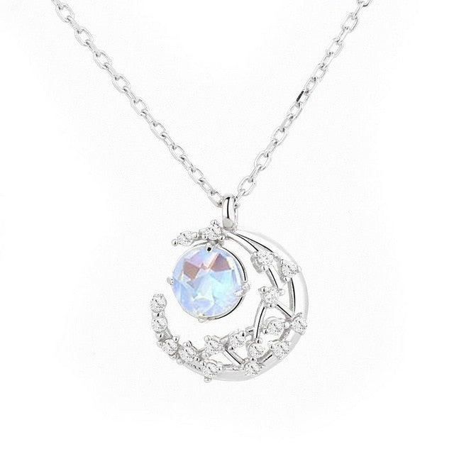 Shiny Zircon Necklace - Okeihouse