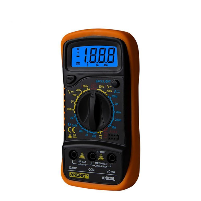 ANENG AN830L Digital LCD Multimeter Profissional Electric Voltmeter Ammeter AC DC OHM Volt Tester Pocket Multimeters