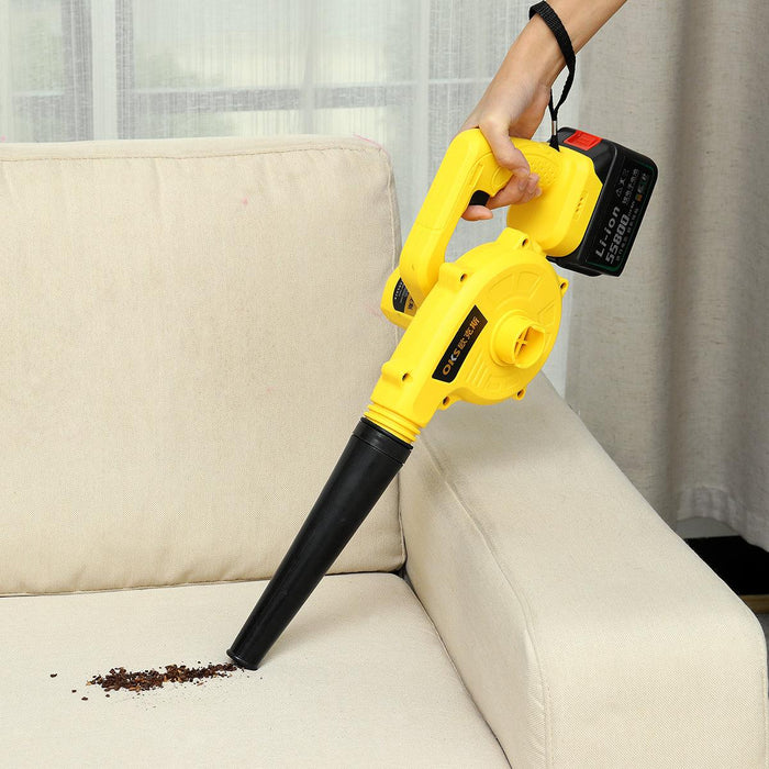 55800mAh Cordless Handheld Electric Blower Air Vacuum Dust Leaf Cleaner Sweeper One Lithium Battery