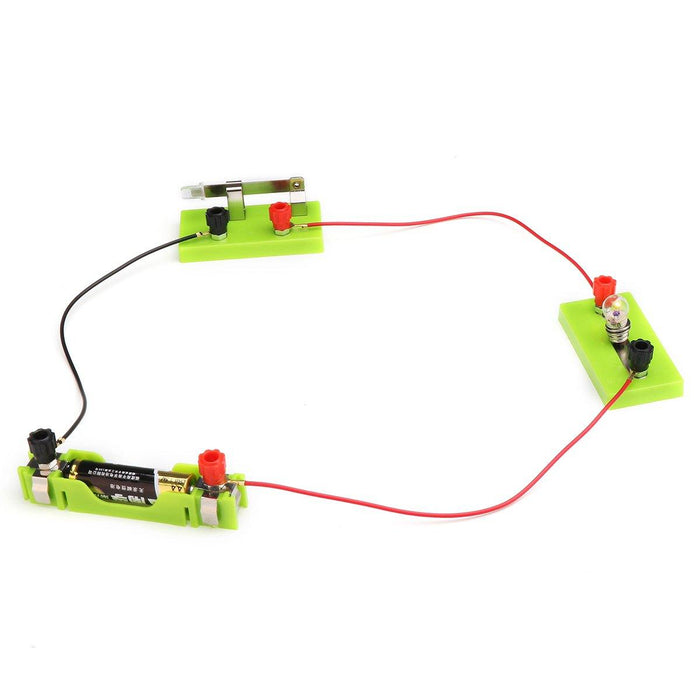 Funny Electric Circuit Kits Children School Science Toy Montessori Learning Physical Experiment Mode