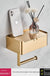 Stainless Steel Tissue Wet Tissue Box Toilet Paper Holder Punch-Free Mobile Phone Roll Stand