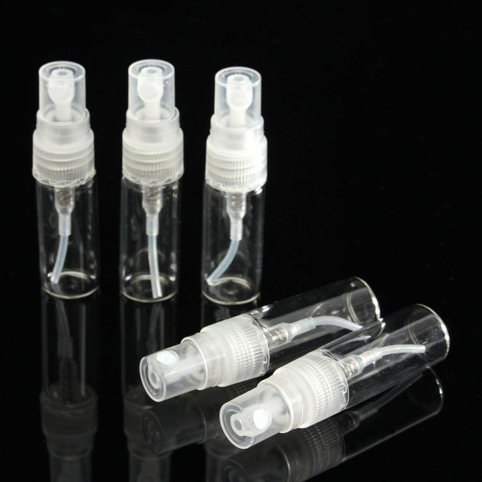 5pcs Atomizer Pump Glass Spray Bottle Perfume Bottle Empty Bottle 2/3/5/10ml