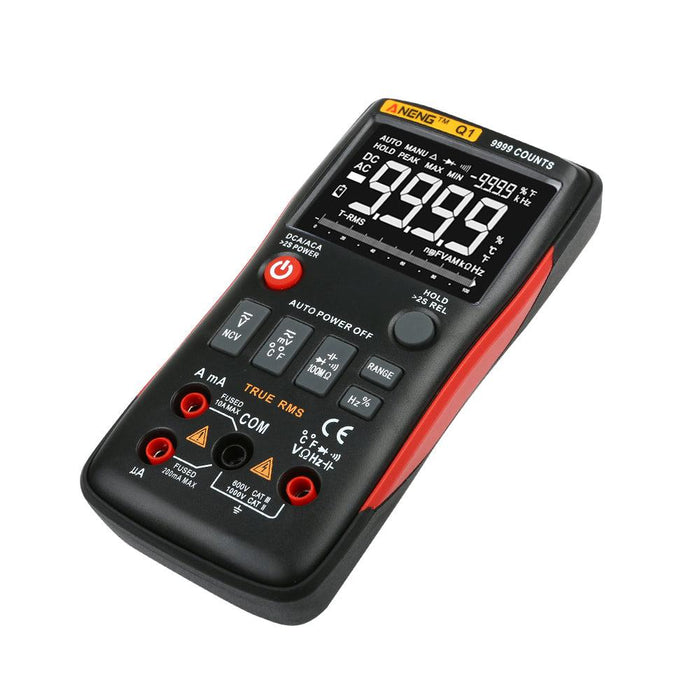 ANENG Q1 9999 Counts True RMS Digital Multimeter AC DC Voltage Current Resistance Capacitance Tester