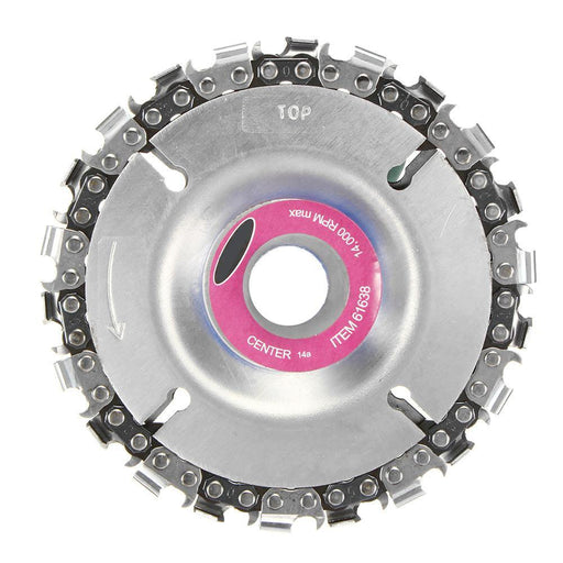 Drillpro 4 Inch Grinder Chain Disc | Wood Carving Disc for Angle Grinder