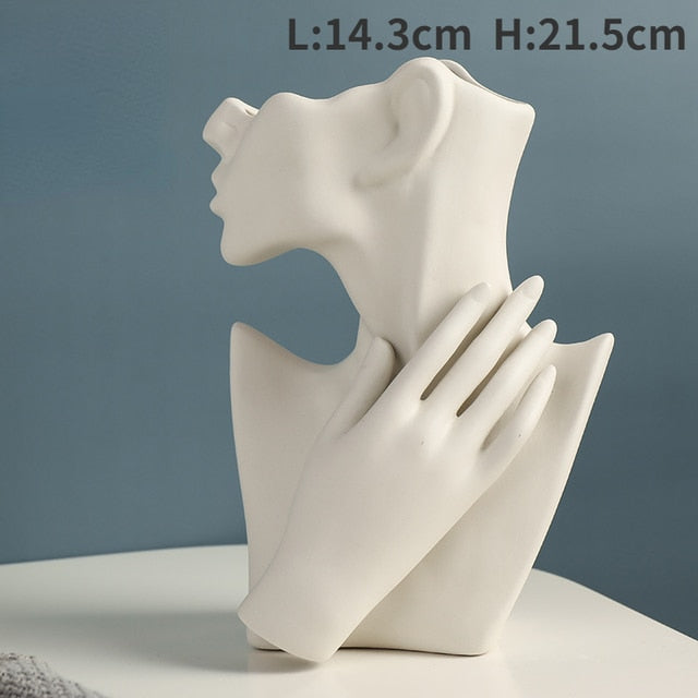 Woman Body Ceramic Vase