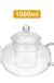 Glass Teapot 600-1000ML Coffee Pot With Stainless Steel Glass Filter Infuser