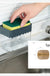 2-In-1 Soap Dispenser Sponge Caddy Push-Type Liquid Box Detergent Automatic Dosing Box