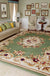 European Flowers Style Area Rug,  Vintage Carpet for  Living Room Bedroom