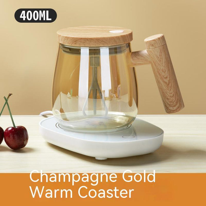 400ML Self Stirring Coffee Mug Electric Mixing Glass Coffee CupHigh Speed Fast Automatic Coffee Cup For Gyms Dining Room Kitchen Gadgets