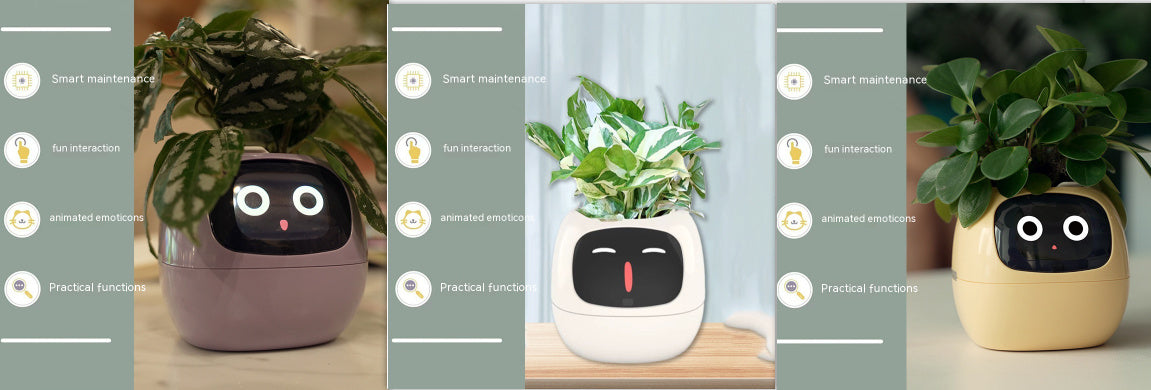 Facial Expression Control Intelligent Flower Pot