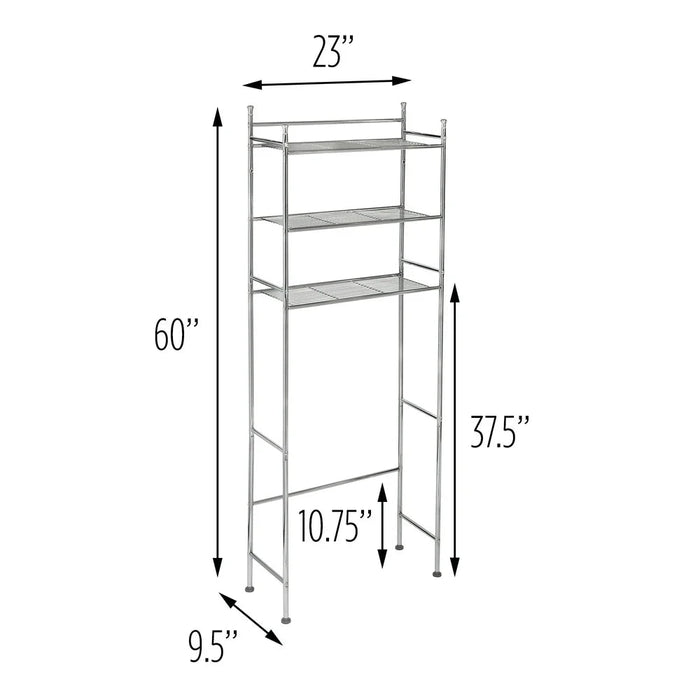 Honey Can Do Over-The-Toilet Storage Shelf, 3 Tiers