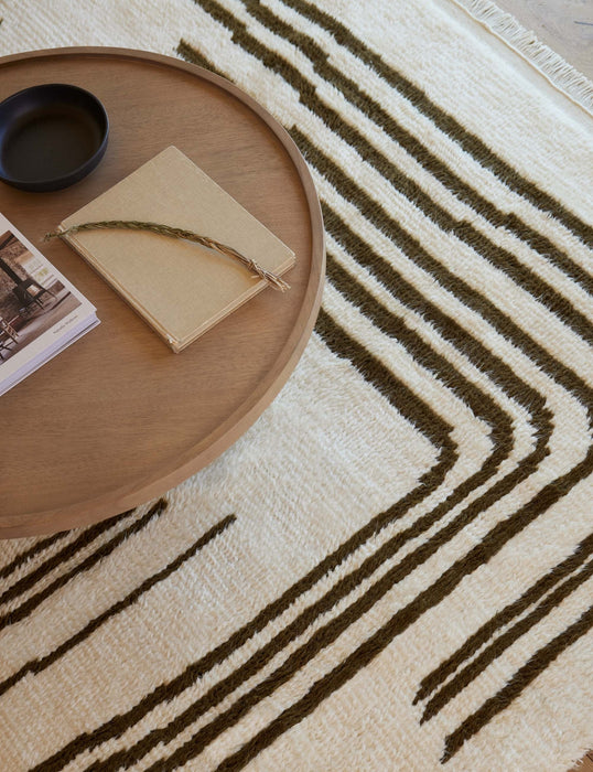 Earth Maze Moroccan Shag Rug by Élan Byrd