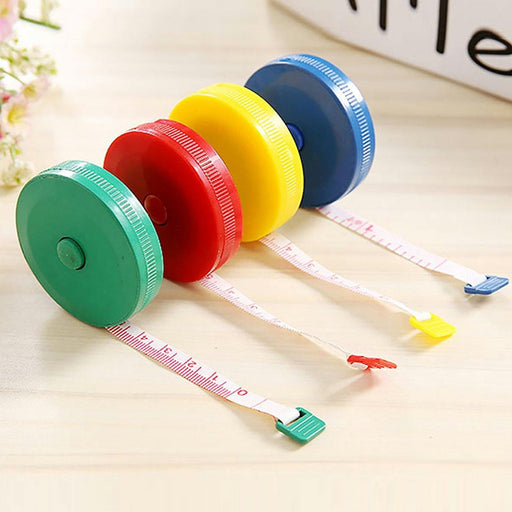 Portable 1.5M Auto Mini Retractable Ruler Measure Tape Sewing Cloth Tailor Body