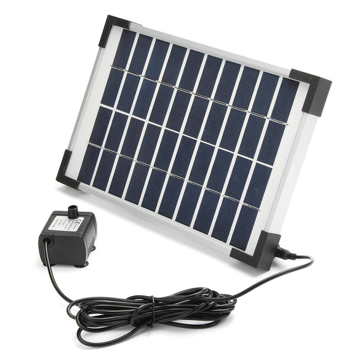 5W Solar Powered Panel Water Pump Fountain Garden Pool Pond Submersible Watering