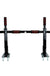 Indoor Black Metal Horizontal Bar On Wall Pull-ups Home Wall Fitness Exerciser Set