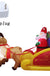 Christmas Inflatable Inflatable Garden Decoration Elk Sleigh