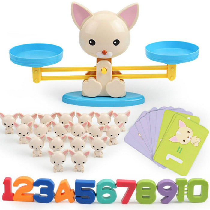 Animals Number Balance Math Toys Educational Toys Preschool Toddler Balancing Mathematics Game