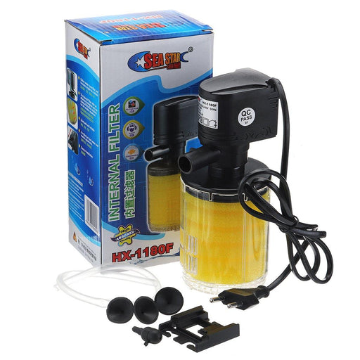 12W 1PCS Aquarium Filter Aquarium Internal Filter Oxygen Submersible Water Pumps For Fish Tank Pond Aquarium Filters