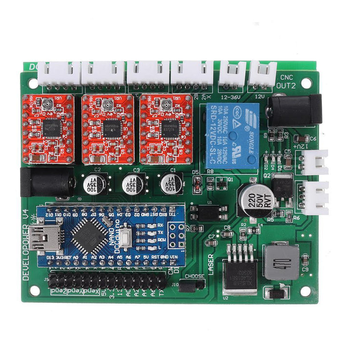 Original 3018 CNC Router 3 Axis Control Board GRBL USB Stepper Motor Driver  DIY Laser Engraver Milling Engraving Machine Controller