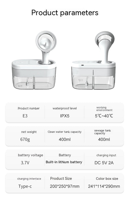 E3 Electric Ear Washers Visible