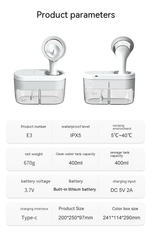 E3 Electric Ear Washers Visible