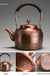 Copper Boiling Water Manual Mechanism Antique Tea Brewing Pot