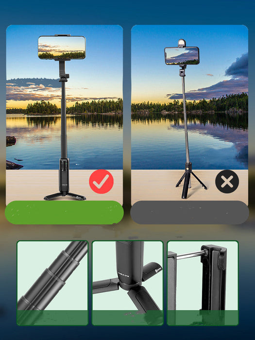 Compatible with Apple, Balanced Tripod With Extended Light-filling Live Support