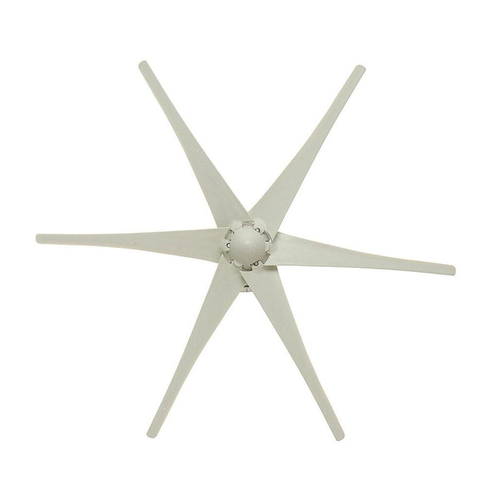 800W Peak 6 Blades 12V/24V/48V Horizontal Wind Turbine Generator Residential Home