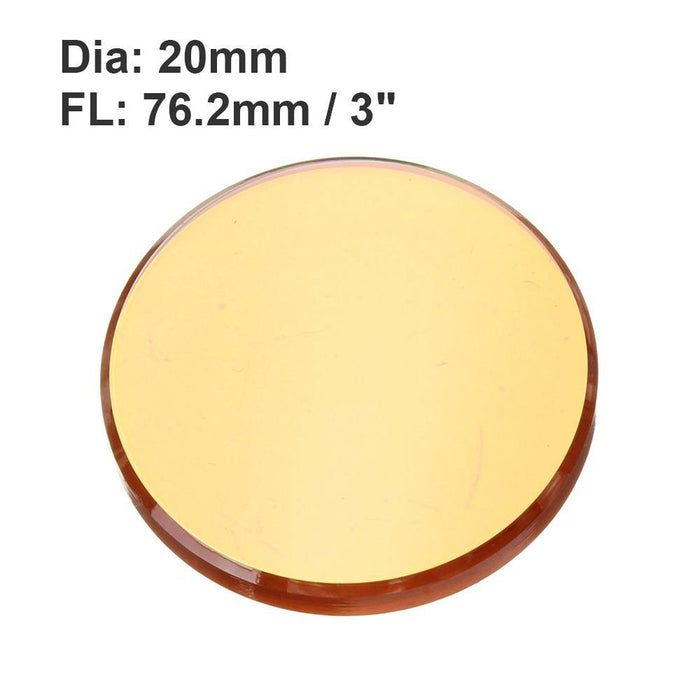 20mm Dia ZnSe Focus Lens for CO2 Laser Engraver/Cutter FL 1.5/2/2.5/3/4"