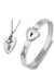 Stainless Steel Love Heart Lock Bangle Bracelet - Okeihouse