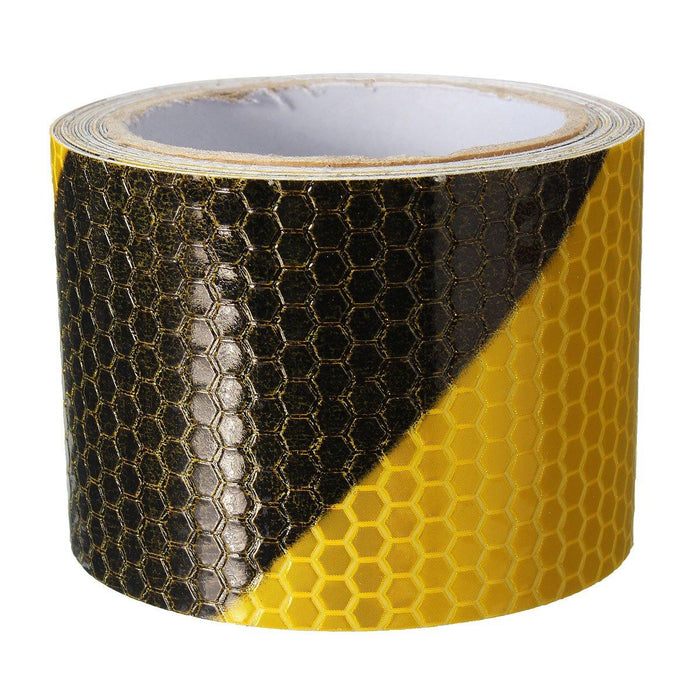 3M Yellow Black Night Safety Reflective Tape Warning Conspicuity Tape Film Sticker