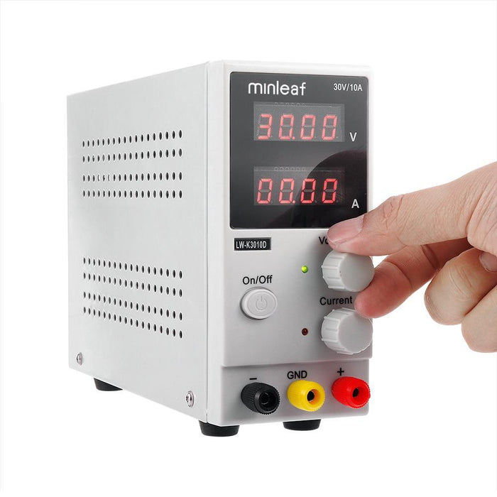 Minleaf LONG WEI K3010D 4 Digits LED Display 110V/220V 30V 10A Adjustable DC Power Supply Switching Regulated Power Supply