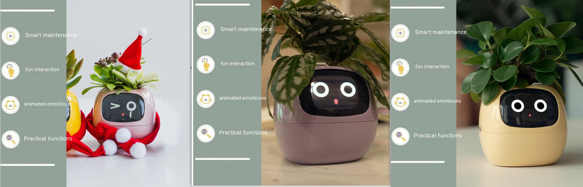 Facial Expression Control Intelligent Flower Pot