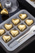 304 Heart-shaped Gold Stainless Steel Ice Cube