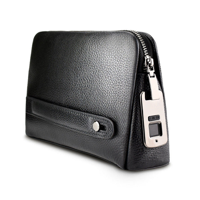 Fingerprint Lock Men's Clutch