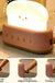 Cute Bread Night Light Usb Rechargable Desk Lamp Bedroom Bedside Sleep Light Reading Light for Office Bedroom Living Room