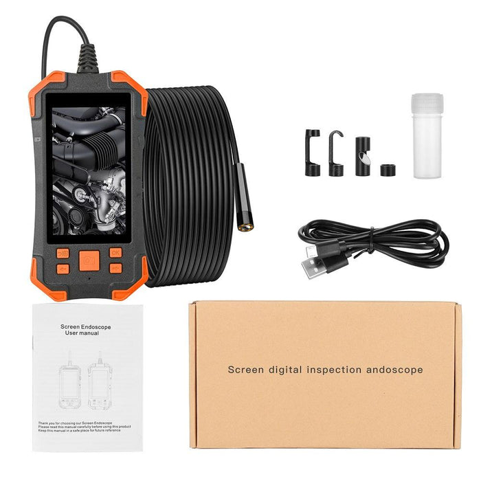 IP67 Waterproof Hard Wire 3.9mm Lens Borescope Camera 4.3 Inch IPS Industrial Ultra-Clear Pipeline with Screen Automotive Professional Industrial Borescope