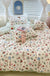 Cute Floral Rabbit Cotton Four-piece Set Pastoral Cotton Quilt Cover Bed Sheet Three-piece Set