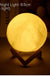 D5 8Cm Moon Lamp LED Night Light Battery Powered with Stand Starry Lamp Bedroom Decor Night Lights Kids Gift Moon Lamp Xmas Gift