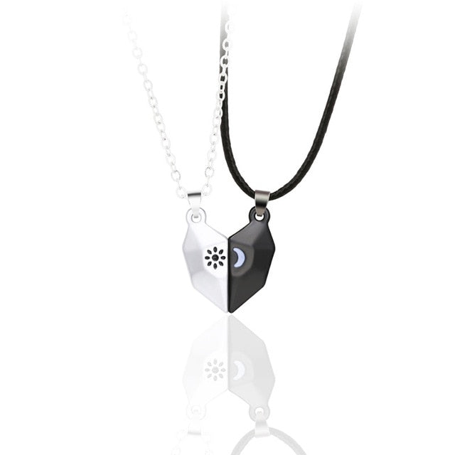 Korean Fashion Magnetic Couple Necklace - Okeihouse