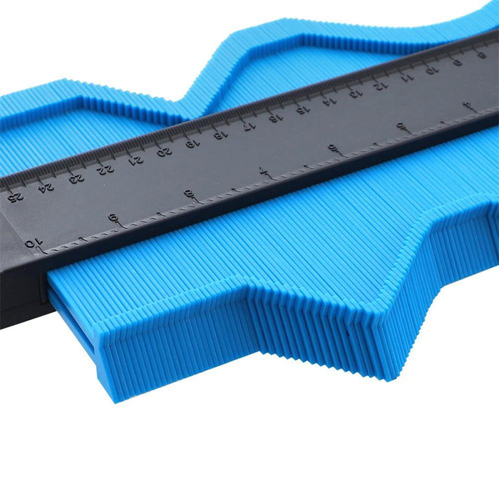 10 Inch Widen Self Locking Contour Gauge Plastic Profile Gauge Shape Duplicator Copy Irregular Shapes Measuring for Fit and Easy Cutting